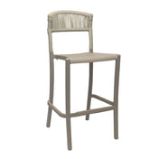Grosfillex UT827181 - Tahoe Barstool, Rope Weave Design, Bar-height Level