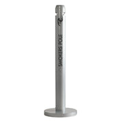 Rubbermaid FGR1SM - Smokers' Pole Outdoor Container, 4" Dia. X 41"H, Weather Resistant