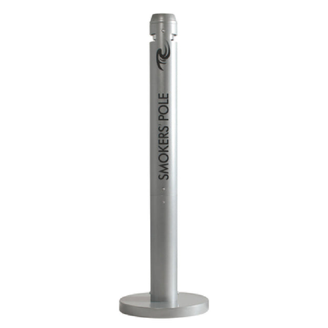 Rubbermaid FGR1SM - Smokers' Pole Outdoor Container, 4" Dia. X 41"H, Weather Resistant