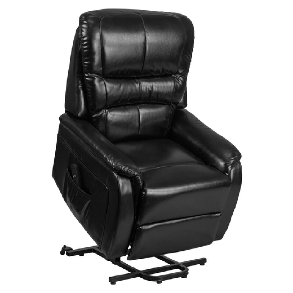 Flash Furniture CH-US-153062L-BK-LEA-GG Hercules Lift Recliner 33"W X 32" 67"D X 44"H (57"H When Fully Lifted)