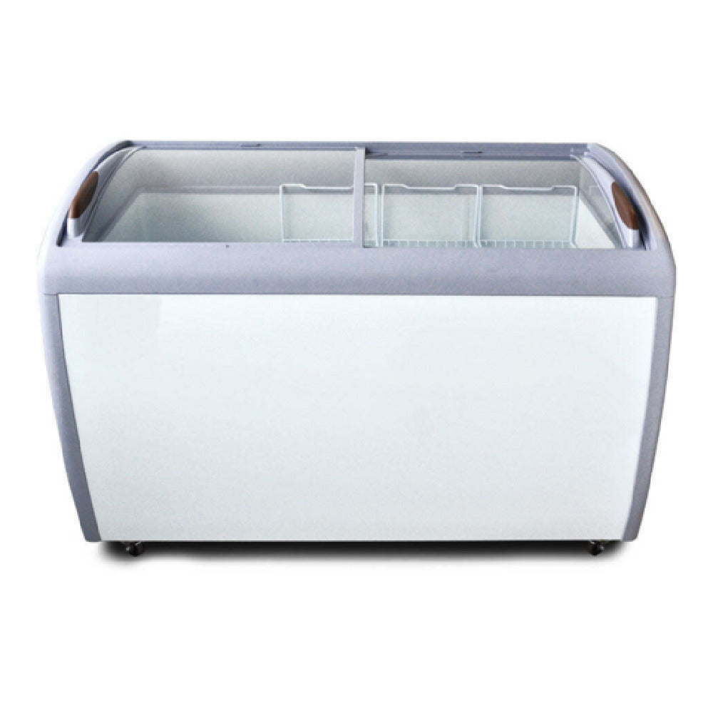 USR Brands XS360 Coldline Ice Cream Freezer Curved Glass Top 50"W