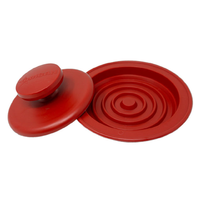 Omcan 48112 (48112) Red Plastic Hamburger Patty Press High-Impact Polystyrene