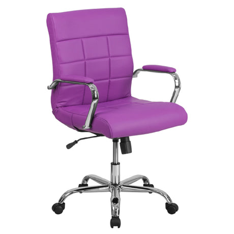 Flash Furniture GO-2240-PUR-GG Executive Swivel Office Chair 37" To 40" Adjustable Height