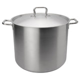 Browne Foodservice 5733932 Elements Stock Pot 32 Qt. 14-1/5" Dia. X 12-1/5"H