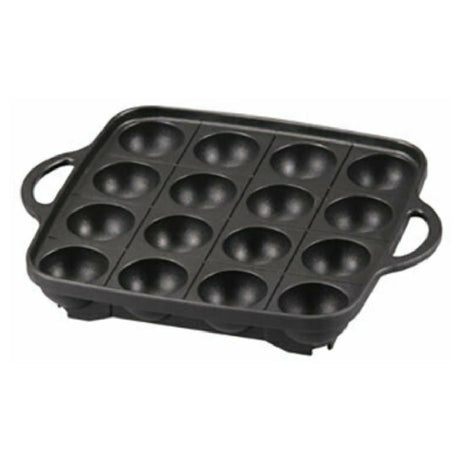 Iwatani CB-A-TKP TAKOYAKI Grill Pan 10-1/5"W X 8-1/5"D X 1-1/2"H With Side Handles