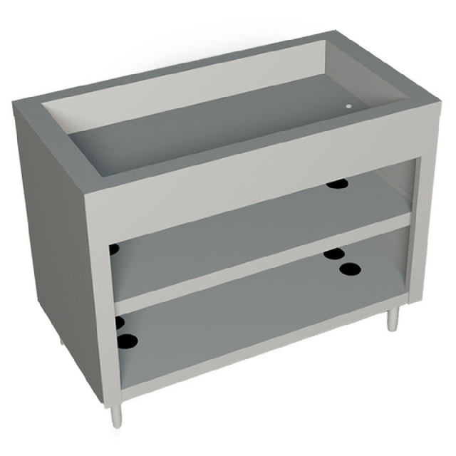 Duke 313-25PG_217150 AeroServ™ Ice Pan Unit 46"W X 24-1/2"D X 36"H 20ga Stainless Steel Top