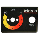 Franklin Machine Products 211-1089 Heat Control Knob Decal