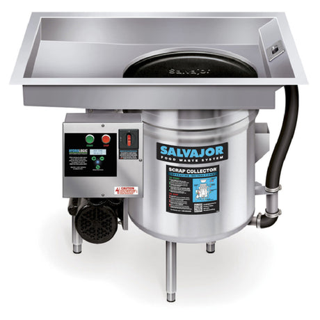 Salvajor P914_208/60/1 Pot/Pan Scrap Collector™ Scrapping Pre-flushing & Collecting System (widely Accepted In Areas Where Disposers Are Restricted)