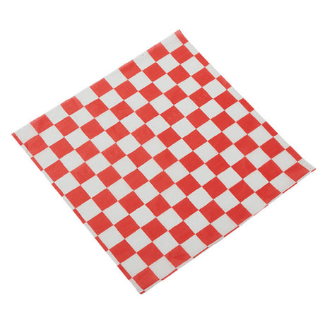 American Metalcraft PPCH3R Fry Paper 12" X 12" Red Checkerboard (1000 Each Per Pack)