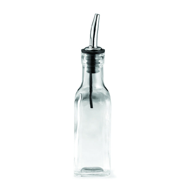 Tablecraft 60125 Oil & Vinegar Bottles 6 Oz. Stainless Steel Pourers (fits Racks 9085R & 9085RBK)