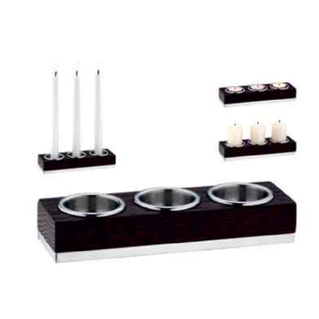 Bauscher Hepp 55.0039.6040 - Tealight Candlestick/Dessert Stand, 8" X 2-1/2" X 1-1/2"