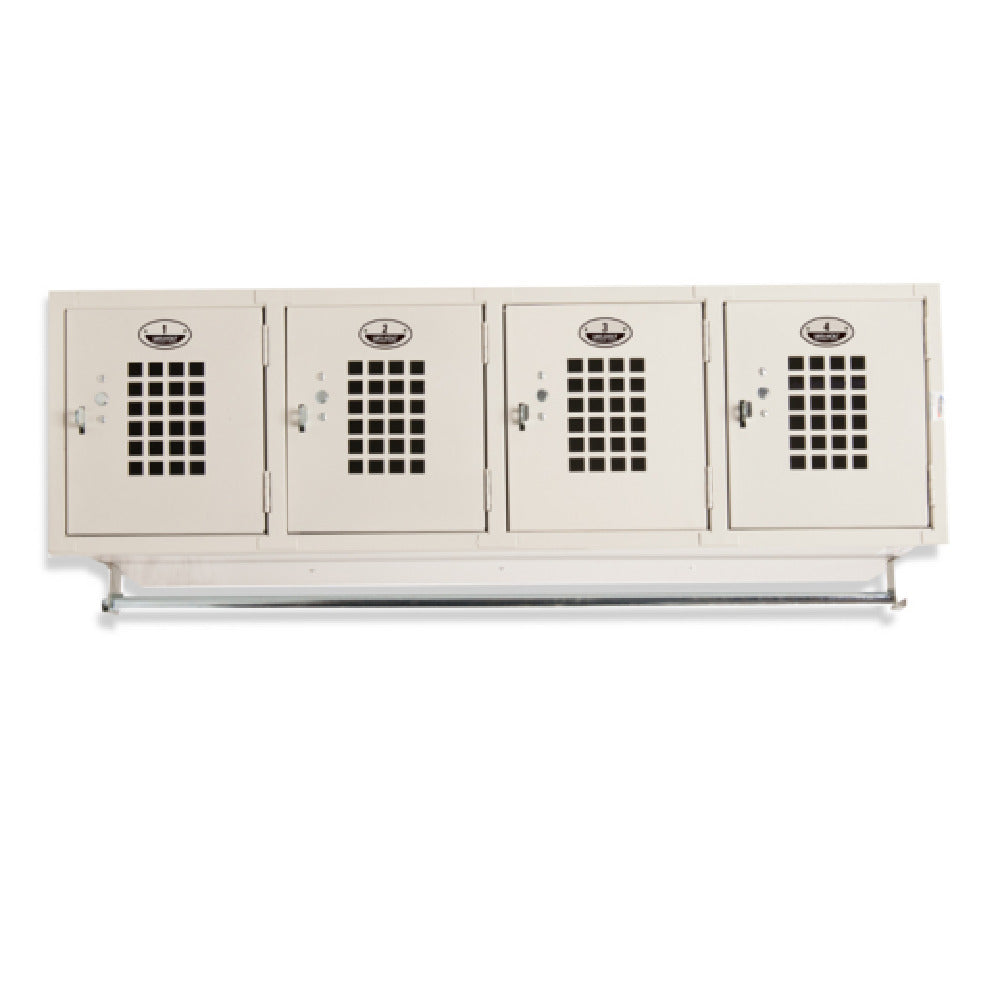 Winholt WL-4 - Lockers, Wall Mounted, 48″W X 18″D X 13-5/8″H (overall)