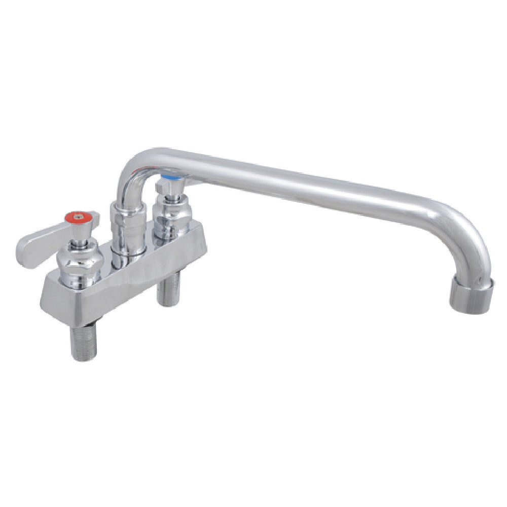 John Boos PBF-4DM-10LF-X Heavy Duty Faucet Deck Mount 10" Swing Spout