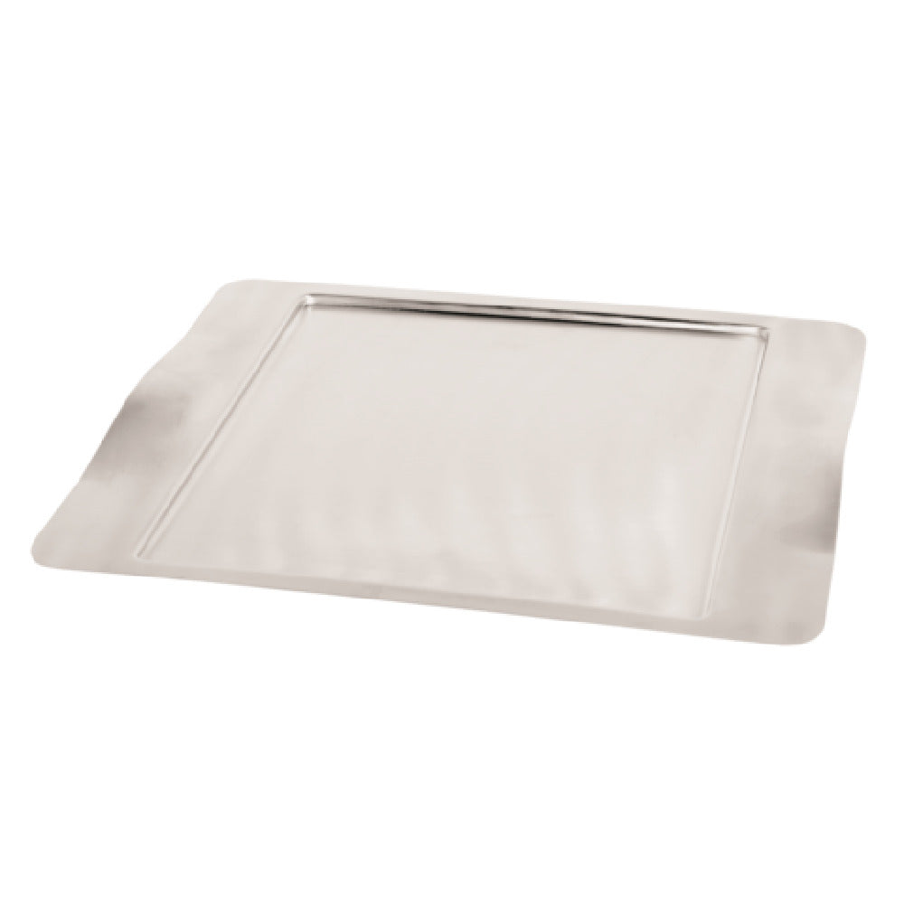 Service Ideas SB-43 Service Ideas Mod18 Serving Tray Rectangular Brushed Stainless
