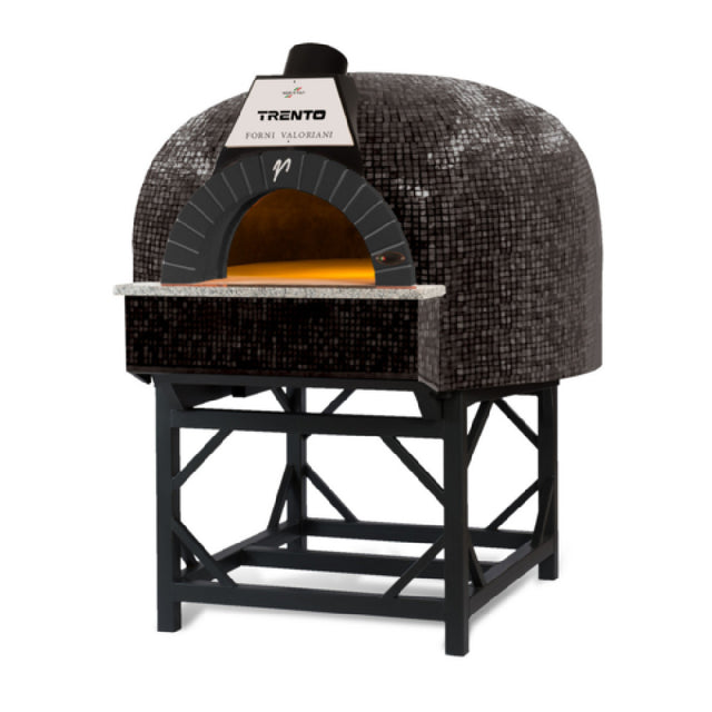 Omcan 48126 (PE-IT-0100-MB) Trento Valoriani 100 Wood & Gas-Fired Pizza Igloo Oven