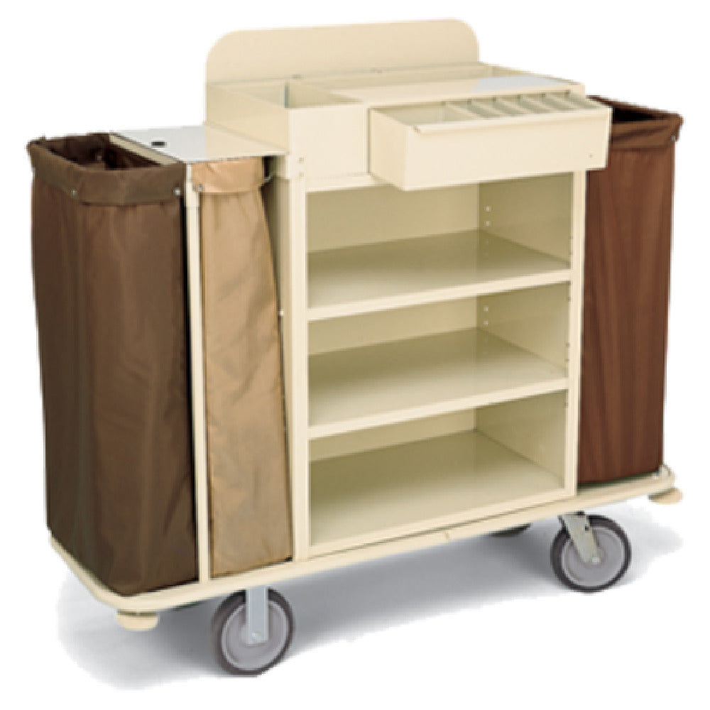 Forbes Industries 2157 Guest Room Attendant Cart 30"W X 18"D X 36"H (3) Bag Style