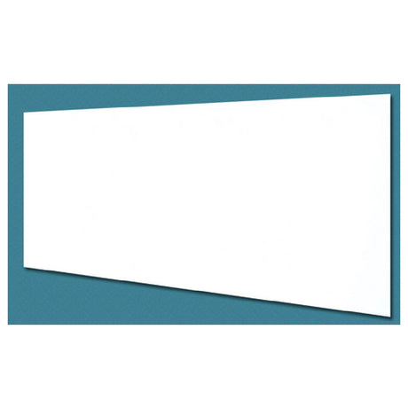 Aarco 6WGBM4896Z ClearVision™ Magnetic Glass Markerboard 96"W X 48"H 1/4"(6mm) Tempered Glass