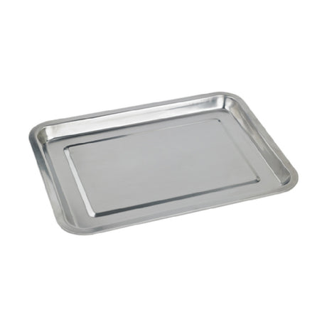 PacknWood 294IPL3627 - Noxtray Tray, 14.17" X 10.62" X 0.78", Stainless Steel