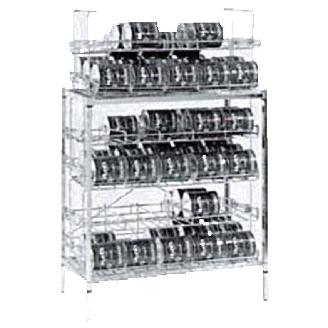 SPG SM3-B - Amco Take 10® Can Rack, Three Modules, 21" X 42" X 82-1/2"