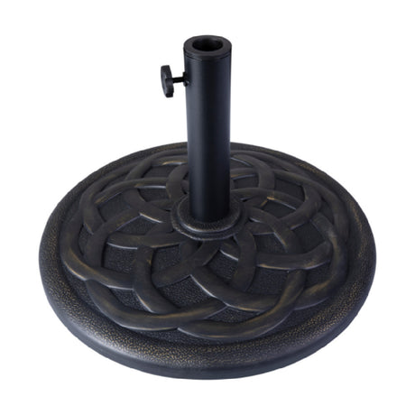 Flash Furniture GM-UB19-BRNZ-GG Kona Umbrella Base 19-1/4" Dia. Powder Coated Steel Post