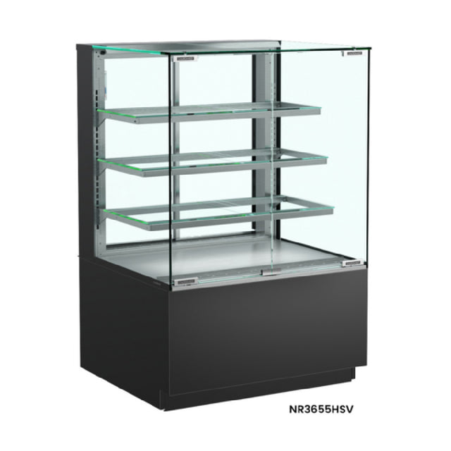 Structural Concepts NR4855HSV Reveal® Service Heated Display Case Freestanding