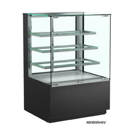 Structural Concepts NR3655HSV Reveal® Service Heated Display Case Freestanding