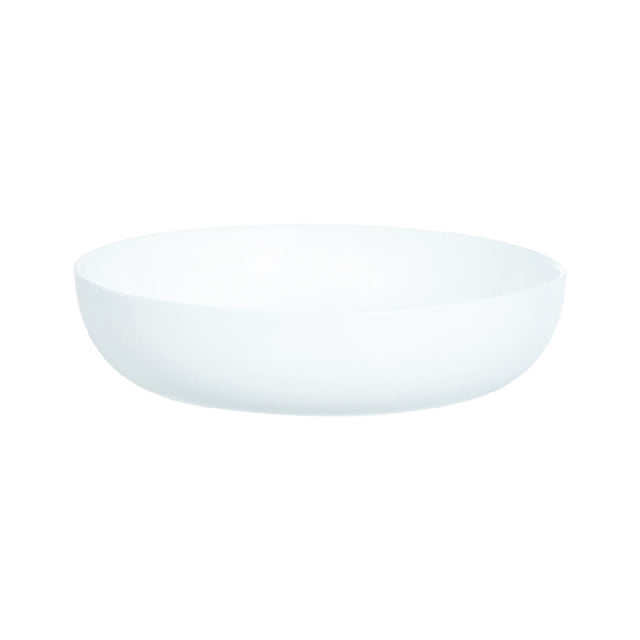 Arc Cardinal P9772 Arcoroc Evolutions White Bowl 32.0 Oz (D:8.25'') Fluorosilicate Opal Glass