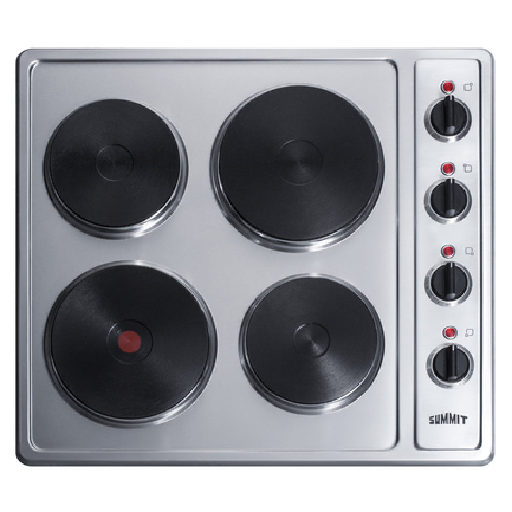 Summit CSD4B24 Cooktop Electric 22-3/4" W