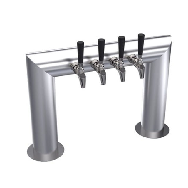 Krowne KPTU-4A Krowne Pass-Thru Tower Four Faucets Handles And Faucets Not Included