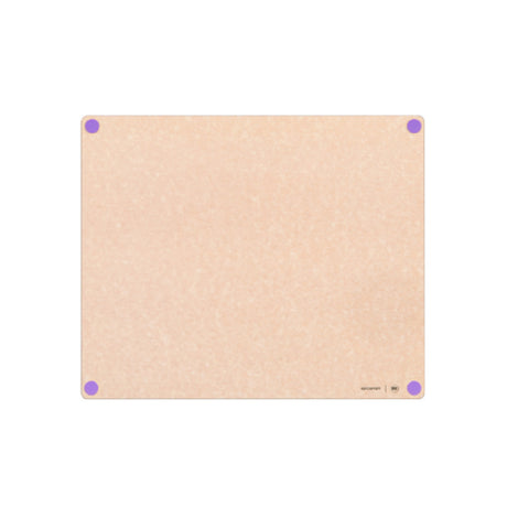 Epicurean 622-23190114 Epicurean HACCP Non-Slip Cutting Board 23" X 19" X 3/8" In Natural With Purple Allergy Feet