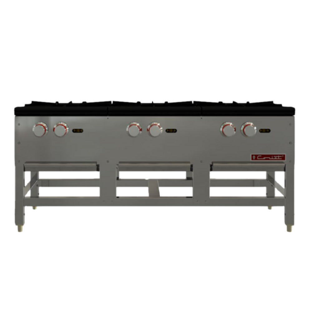 Coriat USA EC-3 - Stock Pot Range, Gas, 53-59/64"W X 20-5/064"D X 25 31/32"