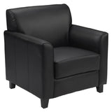 Flash Furniture BT-827-1-BK-GG Hercules Diplomat Series Reception Chair LeatherSoft Upholstery