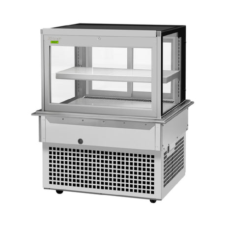 Turbo Air TBP36-46FDN Drop-In Refrigerated Bakery Display Case 38-1/8"W 9 Cu. Ft. Capacity