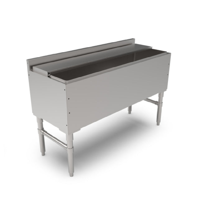 John Boos UBIB-1848-CP10-X Slim-Line Underbar Ice Bin/Cocktail Unit 48"W X 18"D X 32-1/2"H Overall Size