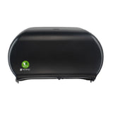 Carlisle R4000REBK San Jamar Classic EcoLogic™ Twin 9" Jumbo Bath Tissue Dispenser