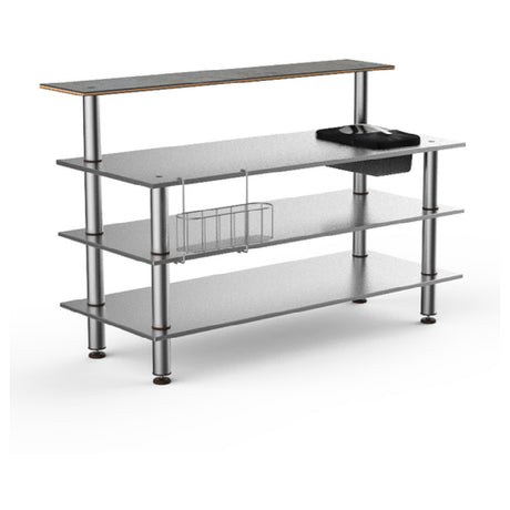 Steelite MGCMLC06GSXF Mogogo Buffet Solutions Modular ProBar Station 4-tier 71" X 40" X 47-1/2"H