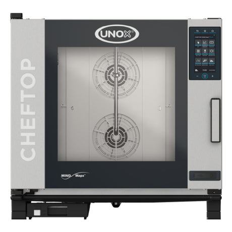 UNOX XAVC-06FS-GPRM_LP ChefTop MIND.Maps™ Plus Combi Oven/Steam Oven Is A Gas Countertop Oven That Combines Heat