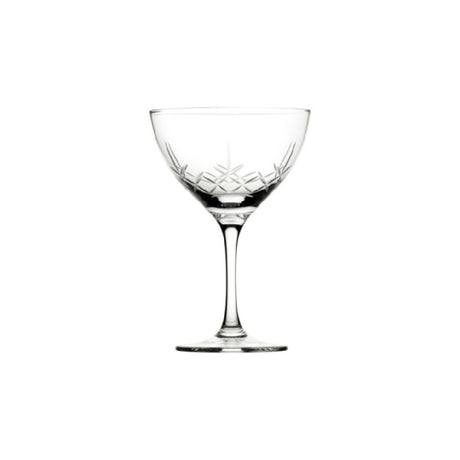 Steelite UR90709 Martini Glass 6.5 Oz (H 5-3/8" M 3-1/2" T 3-3/4" B 2-5/8") Crystaline