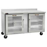 Traulsen CLUC-60R-GD-WTLL - Dealer's Choice CLUC Series Compact Undercounter Refrigerator With Work Top