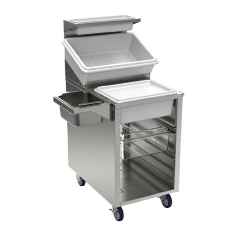 Winholt SSBC-3322-3R-ZPC-KT - Chicken Breading Work Station, 22-1/10"W X 33"L X 55"H