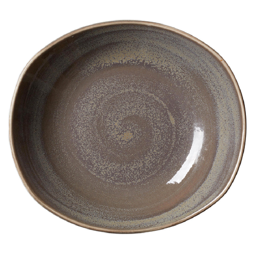Steelite 17750586 Zest Platter 10"L X 9-1/2"W X 2-1/8"H Oval