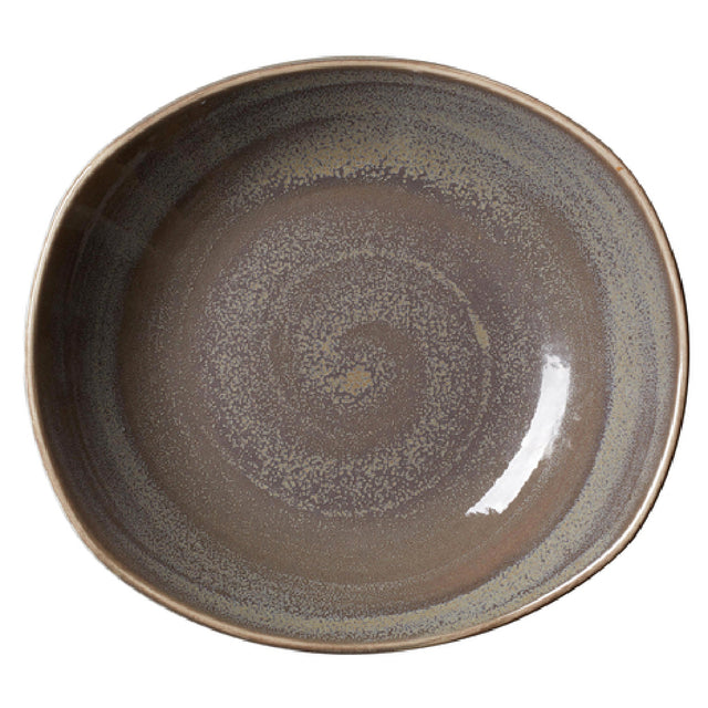 Steelite 17750586 Zest Platter 10"L X 9-1/2"W X 2-1/8"H Oval