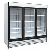 Hubert 98065 - Kratos® 69K-825 Glass Door Merchandiser, 81"W X 32"D X 79 1/2"H (external)