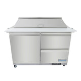 Empura E-KSP48M-D2 - Refrigerated Sandwich/Salad Mega Top Prep Table With Drawers