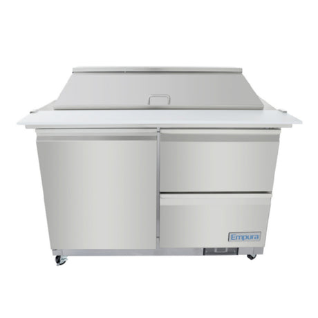 Empura E-KSP48M-D2 - Refrigerated Sandwich/Salad Mega Top Prep Table With Drawers
