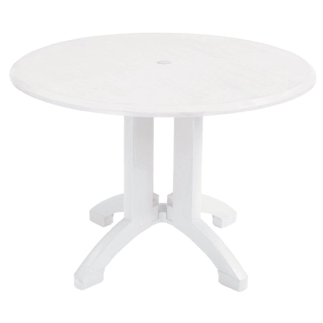 Grosfillex UT380004 Atlanta Outdoor Table 42" Dia. X 28-2/5"H Round