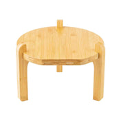 TableCraft Products 13379 - Stand, 11.25" X 11.25" X 8", Coated Bamboo