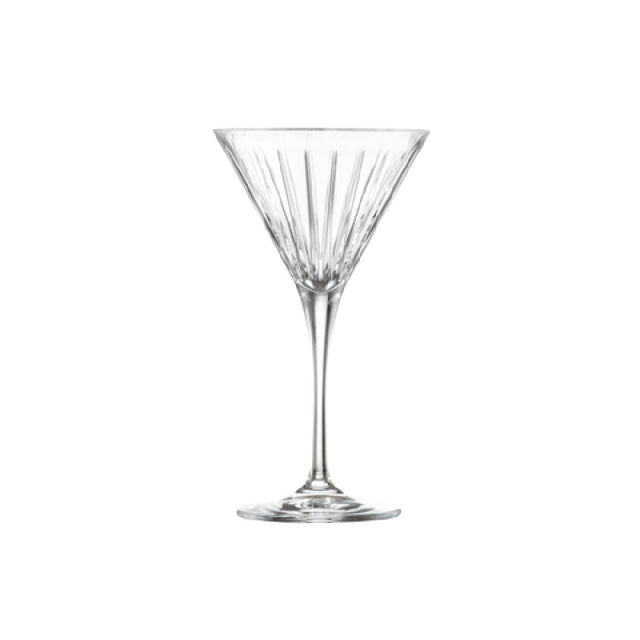 Steelite 677RCR396 Martini 7.0 Oz. (H 7-1/8" M 4-1/8" T 4-1/8" B 3") EcoCrystal
