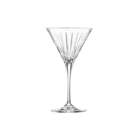 Steelite 677RCR396 Martini 7.0 Oz. (H 7-1/8" M 4-1/8" T 4-1/8" B 3") EcoCrystal