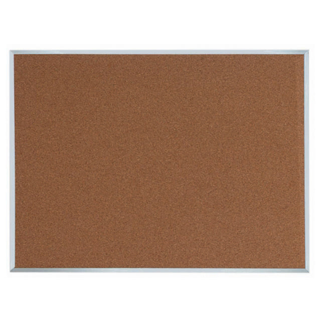 Aarco DB3648 Bulletin Board 48"W X 36"H Natural Pebble Grain Cork